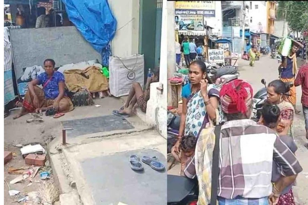 ‘இங்கு வியாபாரம் செய்யக்கூடாது...’ - குறவர் இன பெண்கள் மீது தண்ணீர் ஊற்றி விரட்டிய வீடியோ வைரல் - தமிழ்நாடு