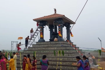 இடர்பாடுகள் தடைகளை தாண்டி யாழ். நுழைவாயிலில் சிவலிங்கம் பிரதிஷ்டை! (காணொளி)