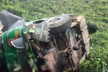 நூறு அடி பள்ளத்தில் விழுந்த முச்சக்கரவண்டி! ஒரே குடும்பத்தை சேர்ந்த நால்வர் வைத்தியசாலையில்..
