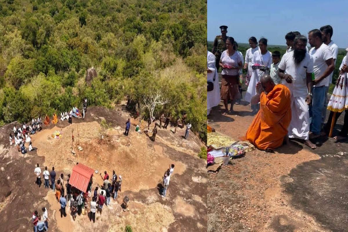 வெடுக்குநாறிமலையில் 11 அடி புத்தர் சிலை இருந்தது ; சந்தபோதி தேரர் அதிரடி அறிவிப்பு | An 11 Foot Buddha Statue At Vedukkunaari Malai