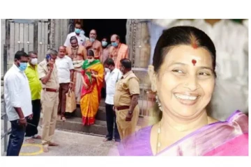 வீண் போகாத இறை நம்பிக்கை... திருவண்ணாமலையில் குடும்பத்துடன் வேண்டுதலை நிறைவேற்றிய துர்கா ஸ்டாலின்