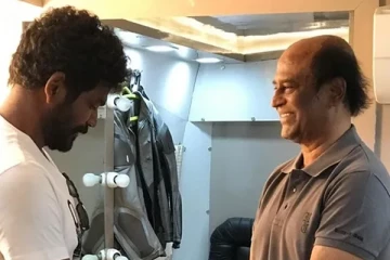 ரஜினியைப் பார்த்து கண்ணீர் சிந்தி அழுத விக்னேஷ் சிவன்... தீயாய் பரவும் புகைப்படம்