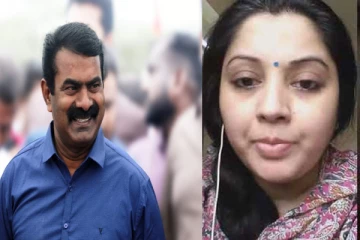 நீங்க உத்தமரா சீமான் சாபம்லாம் விடுறீங்க - விஜய்க்கு ஆதரவாக களமிறங்கிய பிரபல நடிகை