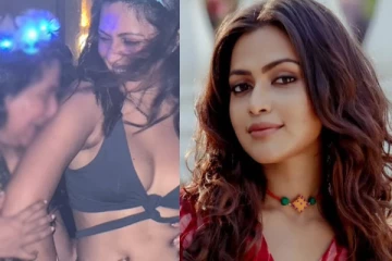 இரவு பார்ட்டியில் குடித்து விட்டு அவருடன் கவர்ச்சி ஆட்டம், முத்தம்!..எல்லை மீறிய அமலா பால்..இதோ வீடியோ