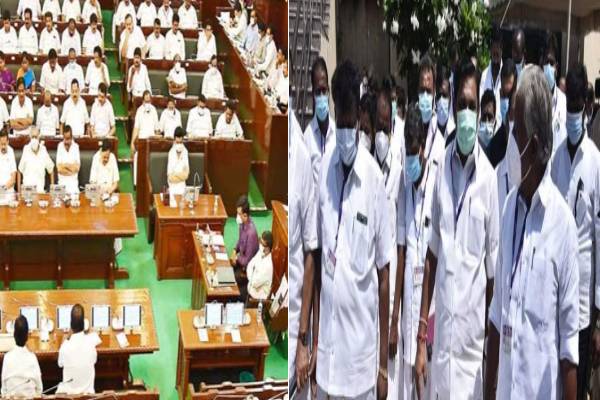 தமிழக சட்டப்பேரவையில் இருந்து அதிமுக வெளிநடப்பு - தமிழ்நாடு