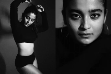 குட்டி டிரெஸ் போட்டு கிளாமர் போஸ்!! மீசைய முருக்கு 2 பட நடிகை சைத்ரா புகைப்படங்கள்..