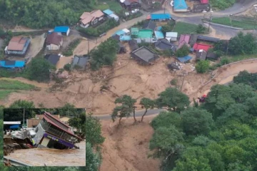 வரலாறு காணாத கனமழை! தென் கொரியாவில் 14,000 பேர் வெளியேற்றம்..பலி எண்ணிக்கை உயர்வு