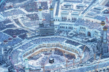 லைலத்துல் கத்ர் இரவு..மக்காவை சுற்றி திரண்ட 1.4 மில்லியன் முஸ்லிம்கள் - ஸ்தம்பித்த சாலைகள்..!