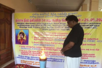 பொலிஸாரின் கெடுபிடிக்கு மத்தியில் தியாக தீபம் திலீபனுக்கு அஞ்சலி செலுத்திய சிவாஜிலிங்கம்!