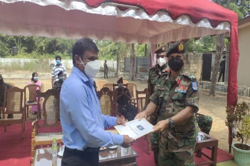 கிளிநொச்சி - பாவிப்பாஞ்சான் பகுதியில் தனியார் காணி விடுவிப்பு