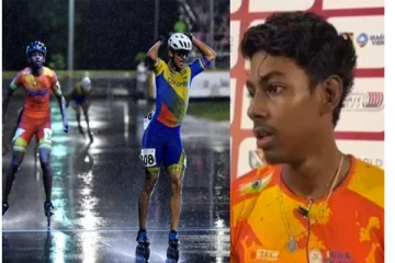 கொலம்பியாவில் நடந்த ரோலர் ஸ்கேட்டிங் - வெள்ளிப் பதக்கம் வென்று தமிழக வீரர் சாதனை