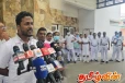 யாழ். போதனா வைத்தியசாலை தாதியர்கள் போராட்டம்!
