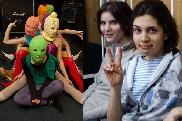 Pussy Riot members 5 jails moscow