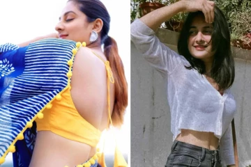 21 வயது தான் ஆகுது அதுக்குள்ள இப்படியா? அந்த ஆடை மட்டும் அணிந்து கவர்ச்சி கடலாய் மாறும் நடிகை