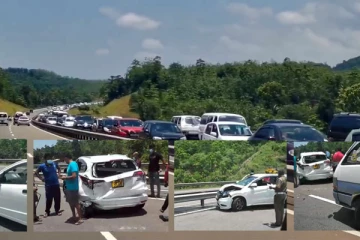 தெற்கு அதிவேக நெடுஞ்சாலையில் விபத்து