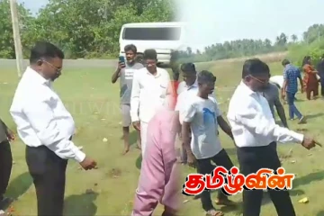 யாழில் பனை விதைகளை நாட்டி வைத்த தொல் திருமாவளவன்..!