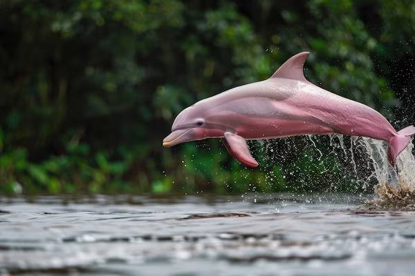 இந்த டால்பின் இளஞ்சிவப்பு நிறத்தில் இருப்பது ஏன்னு தெரியுமா? | Why Are Dolphins Turning Pink