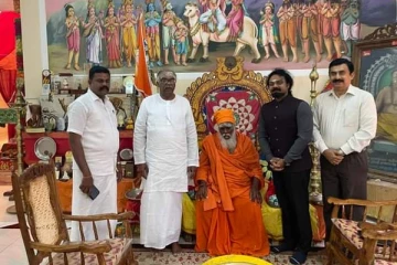 நல்லை ஆதீன தேசிக ஞானசம்பந்த சுவாமிகளை சந்தித்த யாழ். இந்திய துணைத்தூதுவர்