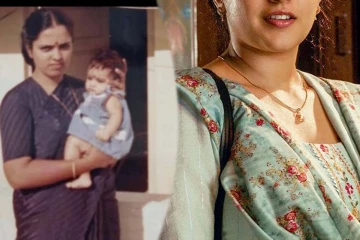 தாயின் கையில் குழந்தையாக இருக்கும் இந்த நடிகை யார் தெரியுமா?