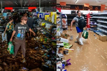 பெருவெள்ளத்தில் தத்தளிக்கும் ஐரோப்பிய நாடு... துணிந்து கொள்ளையிடும் மக்கள்