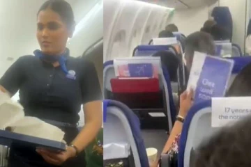 என்னது விமானத்துல AC இல்லையா? வியர்வை துடைக்க என்ன செஞ்சு இருக்காங்க பாருங்க (வீடியோ)