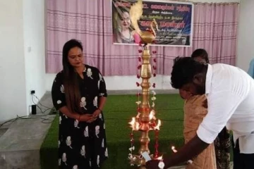 முல்லைத்தீவிற்கு விஜயம் செய்த தென்னிந்தியக் கலைஞர் கலா மாஸ்டர்!