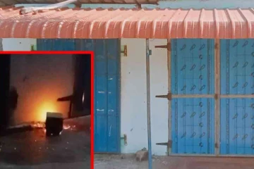 தமிழர் பகுதியில் கடை ஒன்றின் மீது பெற்றோல் குண்டு வீச்சு