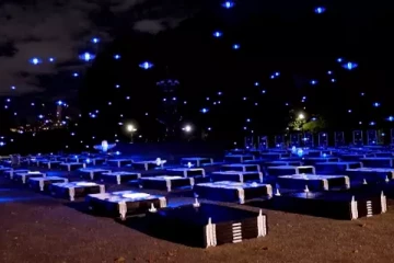 அமெரிக்காவில் வானில் ஒன்றாக பறக்கவிடப்பட்ட 1000 ட்ரோன்கள்; பேசு பொருளாகிய விடயம்