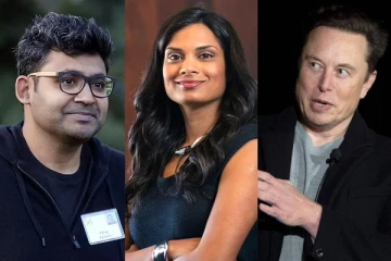 ட்விட்டரை கட்டுப்பாட்டில் எடுத்த எலான் மஸ்க்; இந்திய வம்சாவளியினர் உட்பட முக்கிய நிர்வாகிகள் நீக்கம்