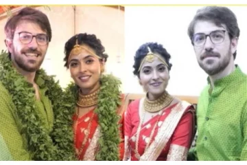 விமானத்தில் தான் காதல் - இத்தாலியரை கரம் பிடித்த கேரள பெண்!