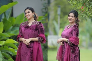 மலையாள சென்சேஷன் நடிகை Anju Kurian ஹோம்லி லுக் ஸ்டில்கள்