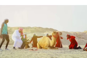 பாலைவனம் , ஒட்டகம்: தெறிக்க விடும்  அரபிக்குத்து பாடல்