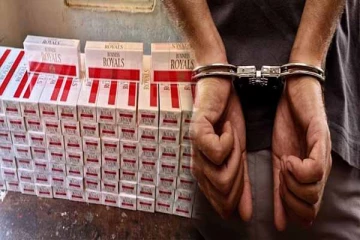 இலங்கைக்கு கடத்தப்பட்ட போலியான சிகரெட்டுகள்! இருவர் கைது