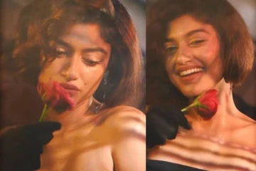 ரோஜா பூவை கடித்தபடி வீடியோ!! நடிகை ஓவியாவின் ரீசெண்ட் ரீல்ஸ்..