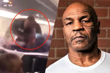 விமானத்தில் சம்பவம் செய்த பிரபல குத்துச்சண்டை வீரர்! வெளியான வீடியோ