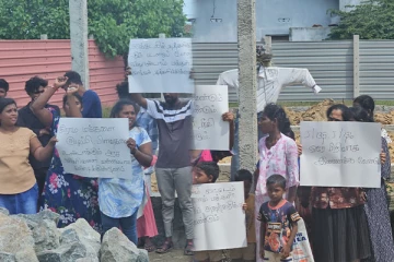 யாழ்.கல்லுண்டாய் பகுதி மக்களால் போராட்டம் முன்னெடுப்பு