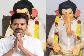 தமிழக வெற்றி கழகத்தில் சர்ச்சையை ஏற்படுத்திய விநாயகர் சிலை