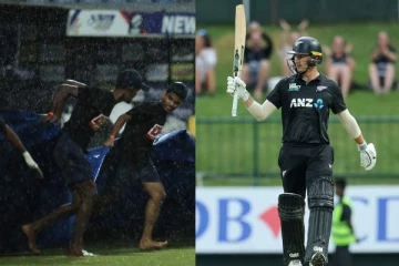 மழையால் தடைபட்ட இலங்கை-நியூசிலாந்து கடைசி ஒருநாள் போட்டி