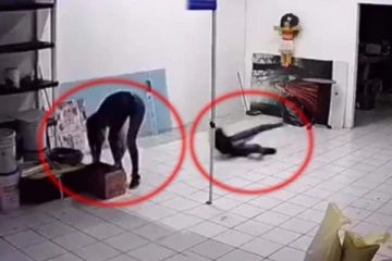 பெண்ணை தரதரவென இழுத்துச் சென்ற பேய்!... பயமுறுத்தும் காட்சி