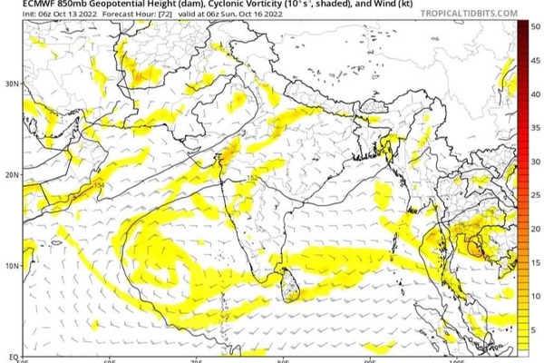 தொடரும் சீரற்ற காலநிலை - வங்காள விரிகுடாவில் தாழமுக்கம் உருவெடுக்கும் சாத்தியம் | Low Pressure Area In Bay Of Bengal Weather Alert