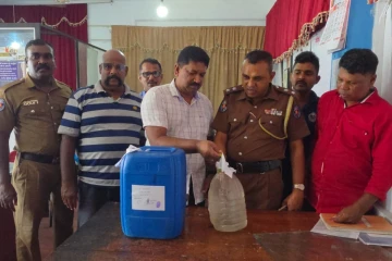 27.5 லீட்டர் கசிப்புடன் 29 வயது வர்த்தகர் கைது..! பொலிஸாரின் தொடர் தீவிர சோதனை