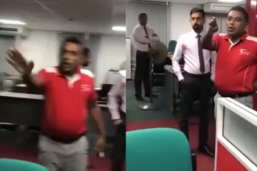 இலங்கையின் பிரபல நிதி நிறுவனம் ஒன்றின் தலைமையகத்தில் ஏற்பட்ட பெரும் குழப்பம்! வெளியான காணொளி