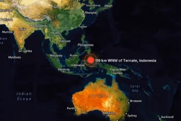 පාන්දරම භූමිකම්පාවක් - රටවල් 3කට සුනාමියක් එන්න පුළුවන් - සුනාමි අනතුරු නිකුත් කරයි