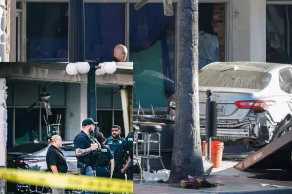 கேளிக்கை விடுதிக்குள் புகுந்த கார் ; 04 பேர் பலி | Car Crashes Into Entertainment Venue 4 Dead கேளிக்கை விடுதிக்குள் புகுந்த கார் ; 04 பேர் பலி | Car Crashes Into Entertainment Venue 4 Dead