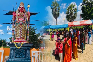 கிழக்கு இலங்கையில் உயரமான பாலமுருகன் சிலைக்கு திருக்குடமுழுக்கு விழா