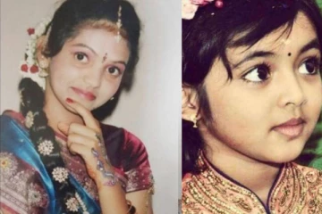 இவரா இது?..இந்த புகைப்படத்தில் இருக்கும் பிரபல நடிகை யார் தெரியுமா?..கண்டுபிடிங்க பாக்கலாம்