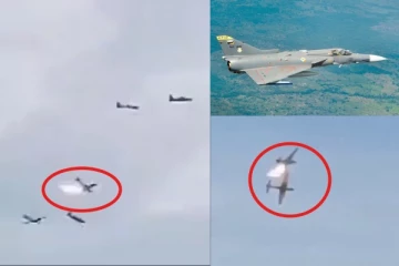 நடுவானில் மோதிக் கொண்ட இராணுவ விமானங்கள்: பரபரப்பு வீடியோ காட்சி