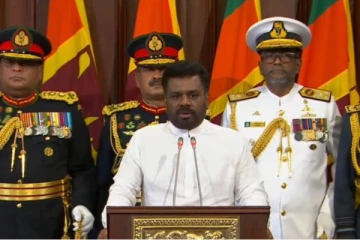 මෙරට ජනපති ලෙස අනුර දිසානායක දිවුරුම් දුන් අවසතාව..