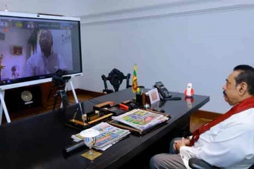 பிரதமராக பதவியேற்று ஓராண்டு பூர்த்தியை முன்னிட்டு இந்திய - இலங்கை ஆசீர்வாத பூஜை