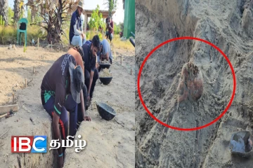 செம்மணியில் தொடரும் அவலம் : புதிய இடத்திலும் கண்டுபிடிக்கப்பட்ட மண்டையோடு